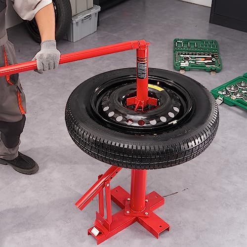 VEVOR Manual Tire Changer, Portable Hand Bead Breaker Mounting Tool for 8"-16" Tires, Compatible with Car Truck Trailer, Tire Mounting Machine for Home Garage Small Auto Shop - style: Tire Changer