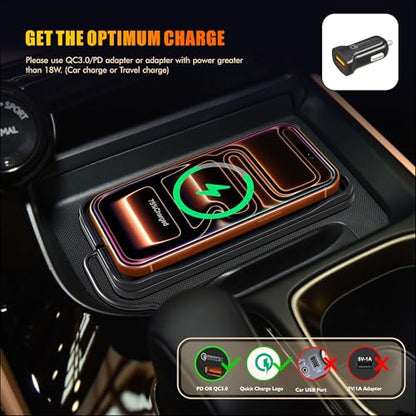 Wireless Car Charger Pad, 15w Fast Car Wireless Chargers Charging pad Non Slip Charger for Car Wireless Phone Charger for iPhone 17/16/15/14/13/12 Pro, SE3/SE2/XS/X/XR/8, 30cm Cable - color: Black-30cm Cable
