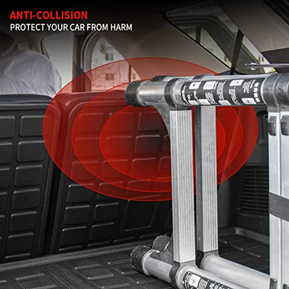 Cargo Mat Compatible with 2020-2025 2026 Ford Explorer Trunk Mat Cargo Liner Seat Back Cover Protector TPE All Weather Trunk Liners 2025 Explorer Accessories (Trunk Mat + Backrest Mats) - style: For Ford Explorer 3Pcs| 2020-2026