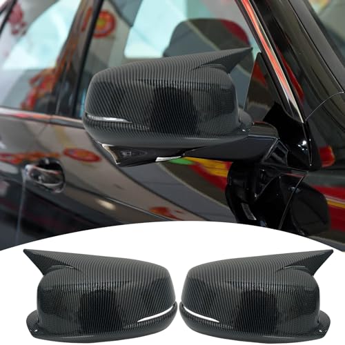 Side Mirror Cover,for 9TH Honda Accord 2013 2014 2015 2016 2017, Carbon Fiber Side Rear Mirror Covers Body Kit Accessories for Cars（Designed for Models with Turn Signals - color: carbon fiber, size: For 2013-2017 Honda Accord with turn signals