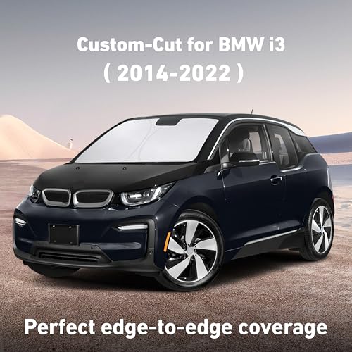 EcoNour Windshield Sunshade Compatible for BMW I3 2014-2020 2021 2022, Sun Visor for Front Windshield & Window Sun Shade Cover, UV Heat Blocker & Protector, Car Accessories - size: For BMW i3 (2014-2022)