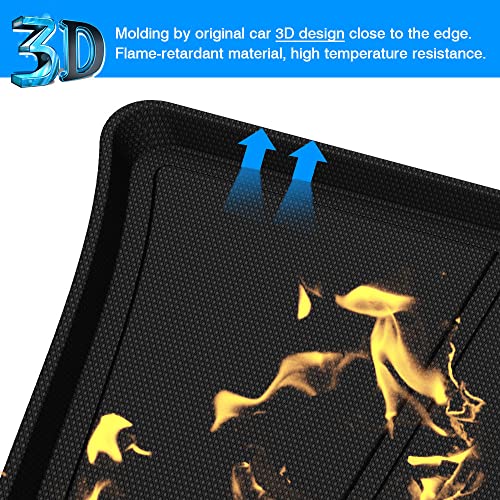 KUST Trunk Cargo Mat for Land Rover Discovery 4 LR4 2010-2016 (5/7 Seats) Rubber Rear Cover Cargo Liner Discoery 4 Accessories High Edge - size: For 2010-2016 Discovery 4 | Trunk Mat