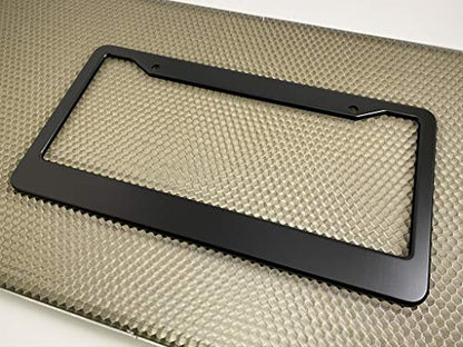 Special Edition Anodized Aluminum CAR License Plate Frame - Black - color: Black