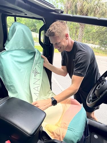 The HydroGUARD-Microfiber SEAT & Seatbelt Protector - Sunrise - color: Multicolor