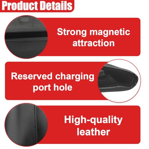 Car Seat Gap Filler Organizer with Lid, Universal Leather Auto Front Seat Storage Box, Adjustable Car Center Console Side Pocket for Phones, Keys, Glasses, Cards, No Seat Belt Block (Black) - color: Black