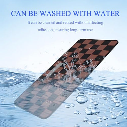 Wuyaoyao 2PCS Car Dashboard Anti Slip Mat, 12.2"×8.3" Non-Slip Dashboard Sticky Pad, PVC Car Dash Gripping Mat, Multifunctional Auto Grip Mat for Phones Sunglasses Keys Electronic Devices (Brown) - color: Brown