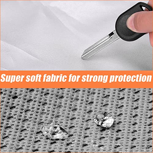 Full Coverage Car Cover All Weather Outdoor & Indoor Silver Pickup Truck Universal up to 210 L x 70 W x 65 H - size: 210 L x 70 W x 65 H