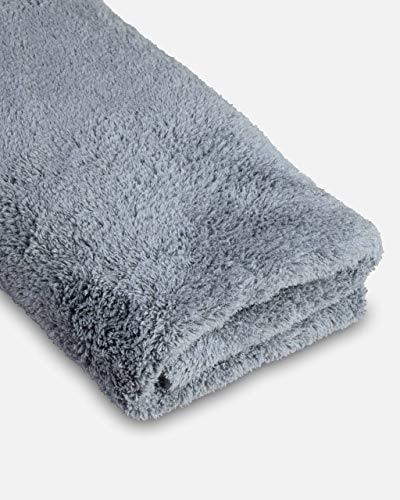 Adam's Borderless Grey Microfiber Towel (12pk) - Premium Ultra Soft Car Detailng Towel Cloths, 480gsm - Safe for Car Wash, Home Cleaning & Pet Drying Cloths (16 Inch x 16 Inch) - size: Pack of 12