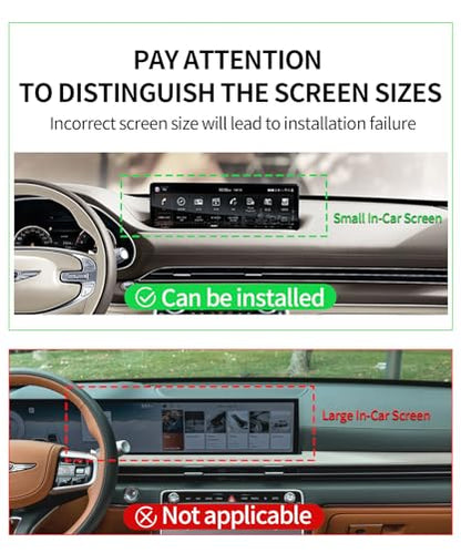 Car Phone Holder for 2021-2024 Genesis GV80 Accessories, 360° Rotation Phone Mount Compatible with MagSafe, Cell Phone Holder Does Not Affect Air Vent
