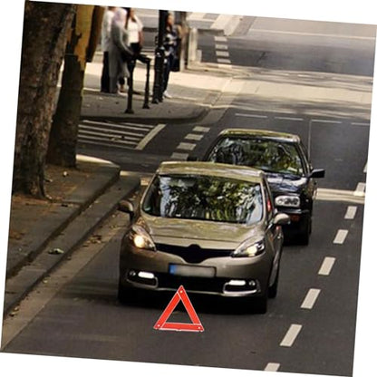 Holibanna Triangle Warning Sign for Car Portable Emergency Reflective Safety Triangle Roadside Alert Tool Design for Roadside Safety