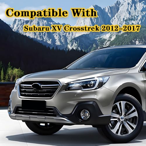 Rear Bumper Protector Guard Accessory Trim Cover Scratch Resistant Trunk Door Entry Guards Compatible with Subaru XV Crosstrek 2012 2013 2014 2015 2016 2017 - color: Subaru XV Crosstrek 2012-2017