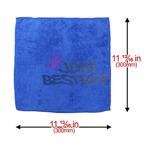 JDMBESTBOY 50Pcs Microfiber Cleaning Cloth Towel Rag Car Polishing No Scratch Auto Detailing Multi-Purpose Kitchen - size: 50 PCs