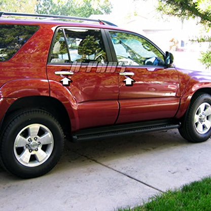 Compatible with(Just overlay Stick on, NOT for SNAP IN Replacement) 4 Chrome Door Handle Covers for Toyota 4RUNNER 2005-2008 / AVALON 05-08 / CAMRY 2007-2011 / SIENNA 05-2012 / TACOMA 2005-2015