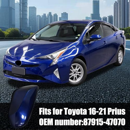 Right Passenger Side Car Mirror Cap Cover Compatible with Toyota Prius 2016 2017 2018 2019 2020 2021, Direct Replacement, 87915-47070, Blue - color: blue, size: Right