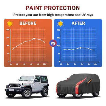 Car Cover Outdoor Automobiles Waterproof All Weater, Universal Fit (Length Up to 240 inch) XL+ - color: 4 Truck Cover, size: T3 Fit Truck Length up 230-242 inch