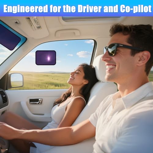 ZATOOTO Static Cling Car Sun Shade for Side Window & Windshield, 4 Pack Expandable Window Shade Sun Blocker Car Windshield Sunshade｜Reinforced Frame｜Anti-Glare｜(2 Pack, 9.84*7 in & 2 Pack, 15.7*7 in) - size: 4 Pack (2 x 9.84 x 7 in, 2 x 15.7 x 7 in)