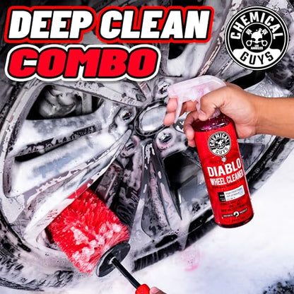 Chemical Guys Diablo Wheel Cleaner Spray - 2 Pack 16 oz Bottles, Safe on All Wheel & Rim Finishes, Sprayable Formula Removes Brake Dust, Dirt & Grime, Car Care for Trucks, SUVs, Motorcycles & RVs - style: Sprayable 2 Pack
