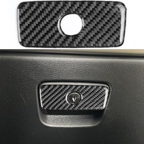 NVCNX Real Premium Carbon Fiber Accessories for Dodge Durango 2011-2020 2012 2013 2014 2015 2016 2017 2018 2019 Car Dash Co-Pilot Storage Box Handle Cover Interior Trim Sticker Decal 1PC - color: 2011-2020 Dash Co-pilot Storage Box Handle Trim