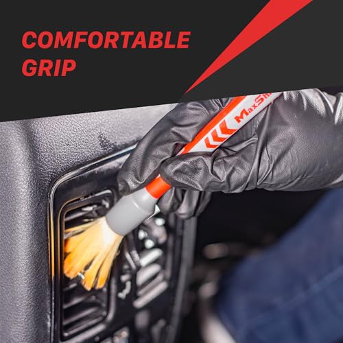 Maxshine Large #14 Universal Ultra Soft Detailing Brush – Professional Brush for Interior, Exterior, Leather Seats, Engine Bay & Wheels – Premium Car Care Detailing Tool - size: Large #14