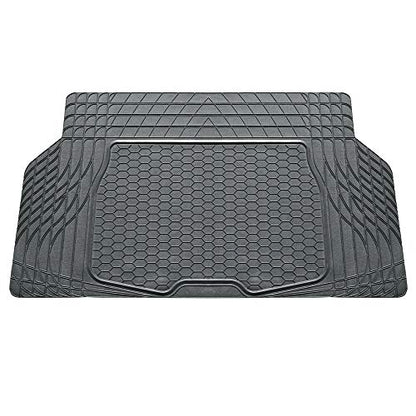FH Group Climaproof Universal Cargo Mat – All-Weather, Trimmable Trunk Mat (55" W x 31.5" D) – Fits Most Cars, SUVs & Trucks – Gray - color: Gray, style: CARGO MAT