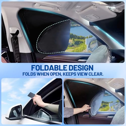 Car Window Shades Intended for Hyundai Santa Fe 2019-2023, Privacy Window Covers 8PCS for Side, Rear & Windshield, Car Shield Sunshade for Privacy Protection, Heat Blocking, Camping and Parking - size: For Hyundai Santa Fe 2019-2023