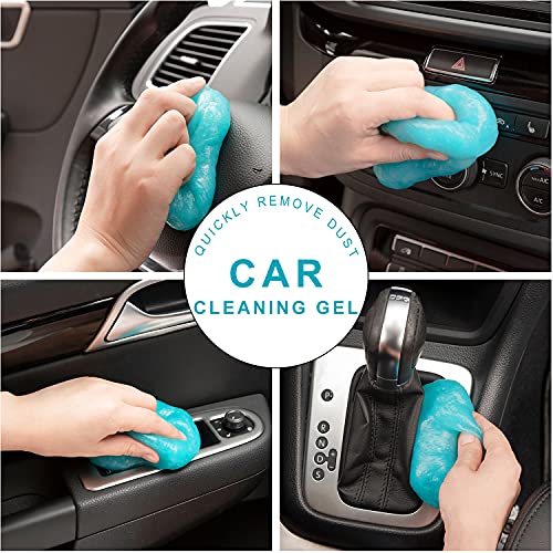 TICARVE 3 Pack Cleaning Gel for Car Detailing Putty Car Vent Cleaner Goo Cleaning Putty Gel Auto Detailing Tools Car Interior Cleaner Dust Cleaning Mud for Cars Dust Cleaner Slime Keyboard Cleaner - size: 3 Pack
