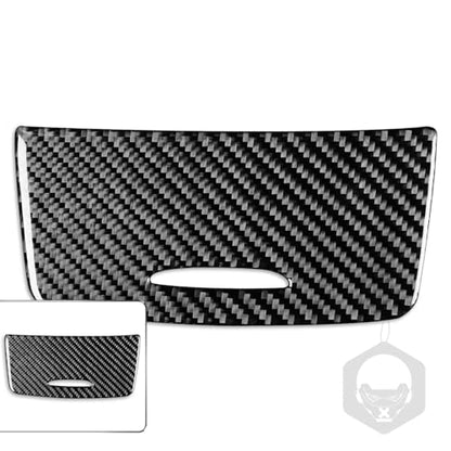 Car Center Control Cigarette Lighter Ashtrays Cover Panel Sticker Real Carbon Fiber Interior Trim Accessories Compatible with Benz CLA C117 2014-2018 GLA X156 2015-2019 Black - color: Center Control Cigarette Lighter Cover Panel
