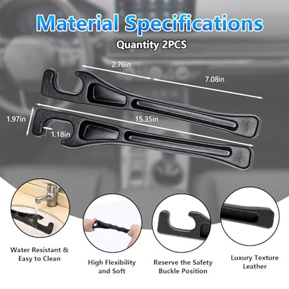 【Compatible with Lexus RX350 NX350 】 Seat Gap Filler,No Drop Seat Guard Compatible with Lexus RX NX Series,Drop Seat Guards for Cars(2Pcs),Emergency Keychain Car Escape Tool(2Pcs) - style: RX NX Series