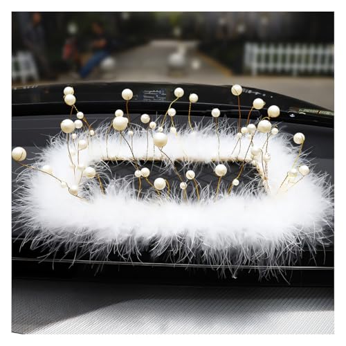 Car Dashboard Anti-Slip Mat, Pearl Feather Auto Dash Phone Hold Sticky Pad, 9.84'' × 5.51'' Vehicle Strong Gripping Mat for Keychains, Sun Glasses and Electronic Devices (Rectangular) - color: Rectangular