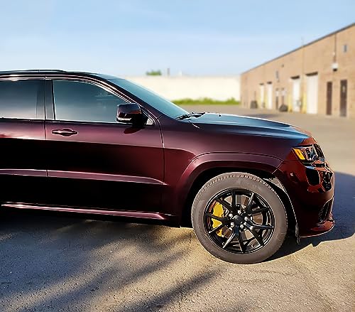 VViViD+ Gloss Demon Black Premium Vinyl Wrap Film 3ft x 5ft - color: Gloss, size: 3ft x 5ft