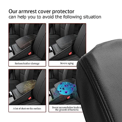 SKTU for 2019-2025 2026 Volvo XC40 Center Console Cover for 2023 2024 2025 2026 Volvo XC40 Accessories Armrest Cover 2024 2025 2026 XC40 Seat Box Cover XC40 Center Console Soft Cushion (Black) - color: 2019-2025 2026 XC40 Black