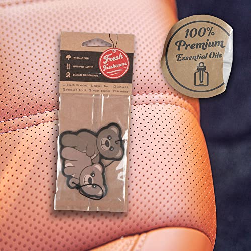 Funny Naughty Unique Car Air Fresheners Scented With Premium Oils By Fresh Fresheners (Bear Sex) - color: Bear Sex