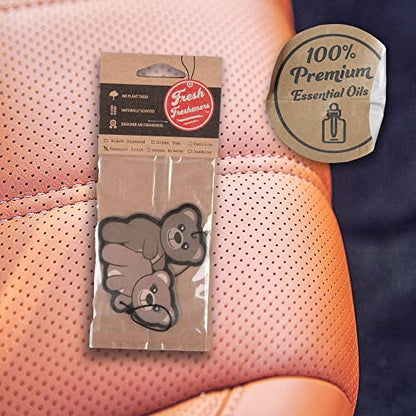 Funny Naughty Unique Car Air Fresheners Scented With Premium Oils By Fresh Fresheners (Bear Sex) - color: Bear Sex