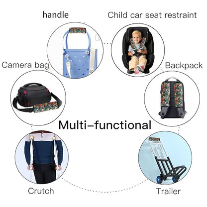 2 Pack VegaPunkLab Seat Straps Shoulder Pads for Kids - Seat Belt Cover Pad, Perfect for Car Booster Seats, Strollers, High Chair, Backpacks, and More, Dinosaur - color: Dinosaur