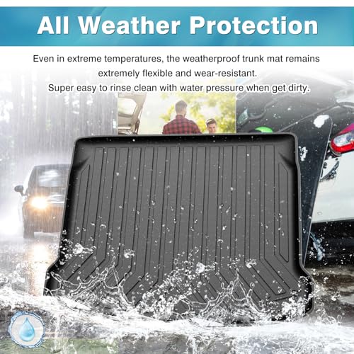 Mixsuper Custom Fit Cargo Liner for 2019-2025 2026 Mazda 3 Hatchback Trunk Liner All Weather Rear Cargo Trunk Mat (Does Not Fit Sedan Models) Black - size: Fit for Mazda 3 Hatchback | 2019-2026