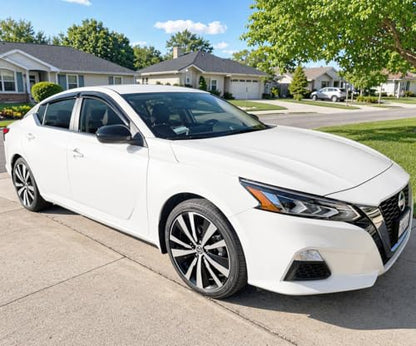 2019-2026 Tape-On Rain Guards for Nissan Altima Side Window Visor Deflectors Extra Thick Vent Shades S SR SV SL L34 2019 2020 2021 2022 2023 2024 2025 - size: For Nissan Altima 2019-2026