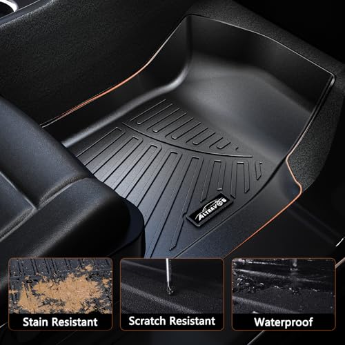 Floor Mats for 2023 2024 2025 Toyota BZ4X / 2026 BZ, TPE All Weather Protection Floor Liners with Cargo Mat for BZ4X Accessories - size: 2023-2025 Toyota Bz4x Mats