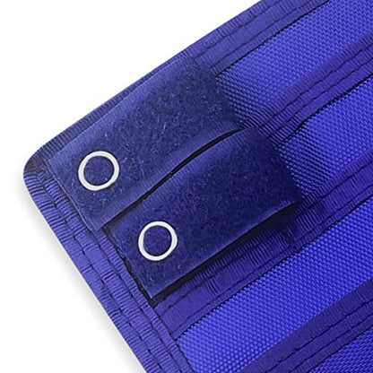 ASA TECHMED Nurse Pocket Organizer, Nylon 5 Pocket Nurse Scrub Organizer, 6 Inch x 5 inch, Royal Blue - color: Royal Blue