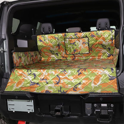 All-Protection Cargo Mat Liner for Hummer EV Accessories Rear Trunk Cargo Liner Floor Mat Cargo Liner for Dogs for Hummer EV SUV 2024 2025+ Heavy Duty 3D Waterproof Protect (Camouflage) - style: Camouflage