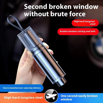 Car Safety Hammer Emergency Escape Tool - Window Breaker & Seatbelt Cutter 2-in-1 Auto Rescue Kit for Vehicle Emergency