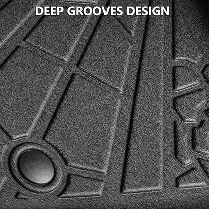 KARPAL Floor Mats & Cargo Liner for 2018-2025 2026 Jeep Wrangler JL Unlimited 4-Door with Subwoofer (Not for JK/4XE), All Weather TPE Custom Fit Floor Liners Car Mats Accessories - style: 2018-2026 | For Jeep JLU | Upgraded Combo Set