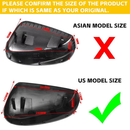 Replacement For Honda Accord 2008-2012 Left Driver Door Side Rear View Mirror Cover Cap
