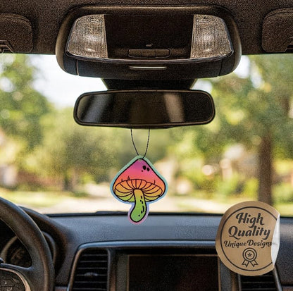 Funny Naughty Unique Car Air Fresheners Scented With Premium Oils By Fresh Fresheners (Magic Mushroom) - color: Magic Mushroom
