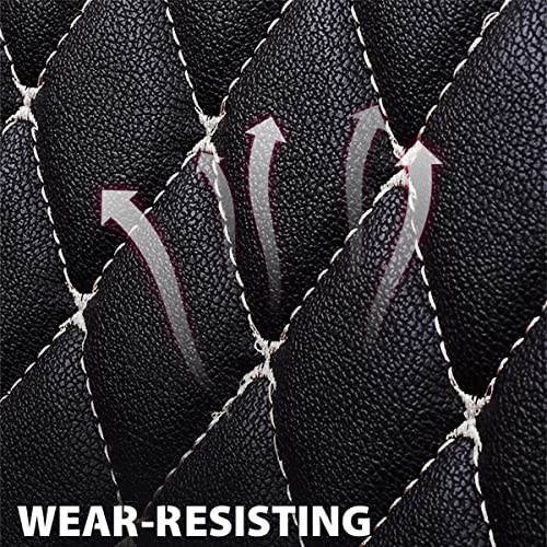 Car Seat Covers Front Seats, Super Luxurious Heavy Universal Duty Waterproof Leather Automotive Vehicle Cover for Cars SUV Pick-up Truck, Non-Slip Seat Pink Car Accessories (2 PCS Front/Light purple) - color: 2 PCS Front/Light purple