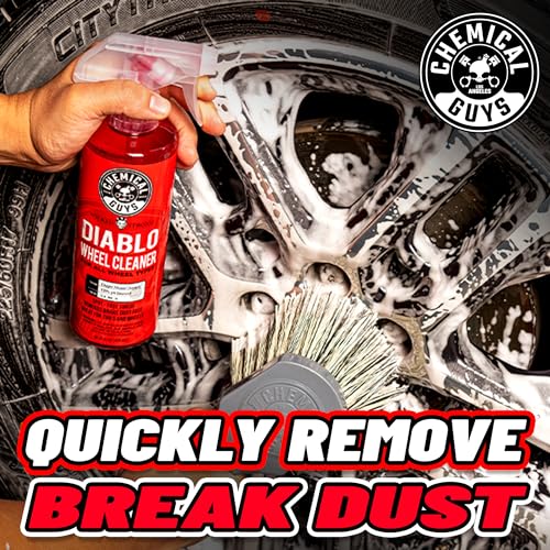 Chemical Guys Diablo Wheel Cleaner Spray - 2 Pack 16 oz Bottles, Safe on All Wheel & Rim Finishes, Sprayable Formula Removes Brake Dust, Dirt & Grime, Car Care for Trucks, SUVs, Motorcycles & RVs - style: Sprayable 2 Pack