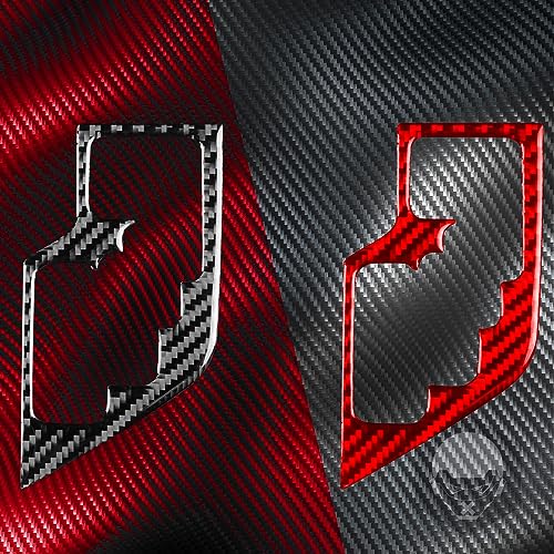 NVCNX Real Premium Carbon Fiber Car Center Console Automatic Transmission Gear Shift Panel Cover Decal Compatible with Toyota RAV4 2013 2014 2015 XLE LE Limited Interior Trim Accessories Black - C - color: 2013-2015 Gear Shift Panel Trim - C