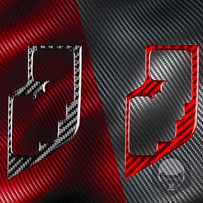 NVCNX Real Premium Carbon Fiber Car Center Console Automatic Transmission Gear Shift Panel Cover Decal Compatible with Toyota RAV4 2013 2014 2015 XLE LE Limited Interior Trim Accessories Black - C - color: 2013-2015 Gear Shift Panel Trim - C