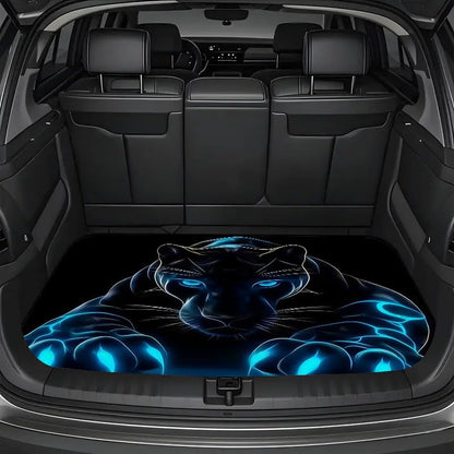 Universal Car Trunk Mat 29" x 39", Cheetah Elements Print All Weather Durable Cargo Mat Protector for SUV, Truck, Van | Stylish Cargo Liner Cover Leopard Print Car Accessories - color: Cheetah Elements