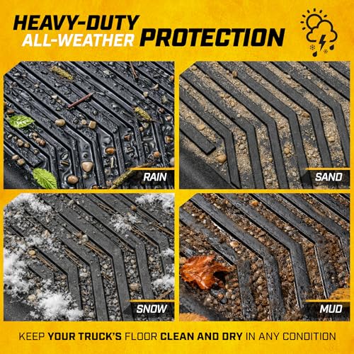 CAT® JustFit™ 3D Custom Fit Bench Floor Mat for 2019-2026 Chevrolet Silverado 1500/GMC Sierra 1500 & 2020-2026 Chevy Silverado/GMC Sierra 2500HD/3500HD Crew Cab Rear Floor Liner Laser Measured - style: Chevy Silverado (2019–2026) / GMC Sierra (2020–2026)