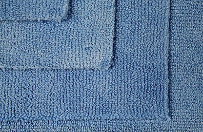 Detailer's Preference Premium Edgeless Microfiber Towels, 350 GSM, Ultra Soft, Lint-Free, Streak-Free, Scratch-Free, Highly Absorbent, for Auto, Home, and Detailing,16x16, 12-Pack, Light Blue - color: Light Blue